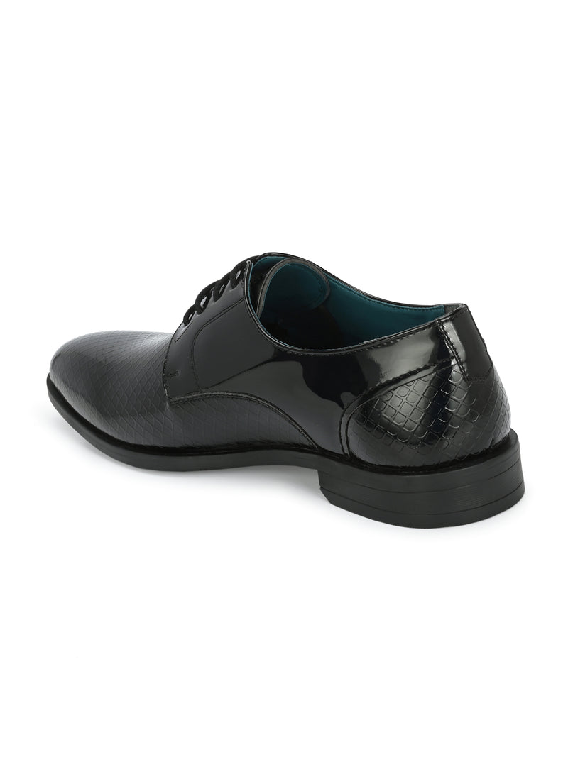 Balmoral Black Derby Shoes