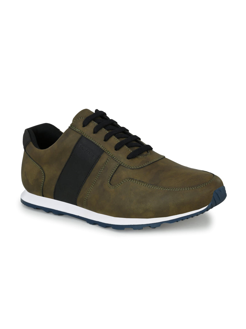 Apexx Olive Casual Sneakers