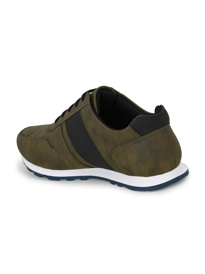 Apexx Olive Casual Sneakers