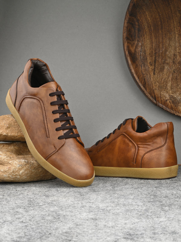Granite Brown Casual Sneakers