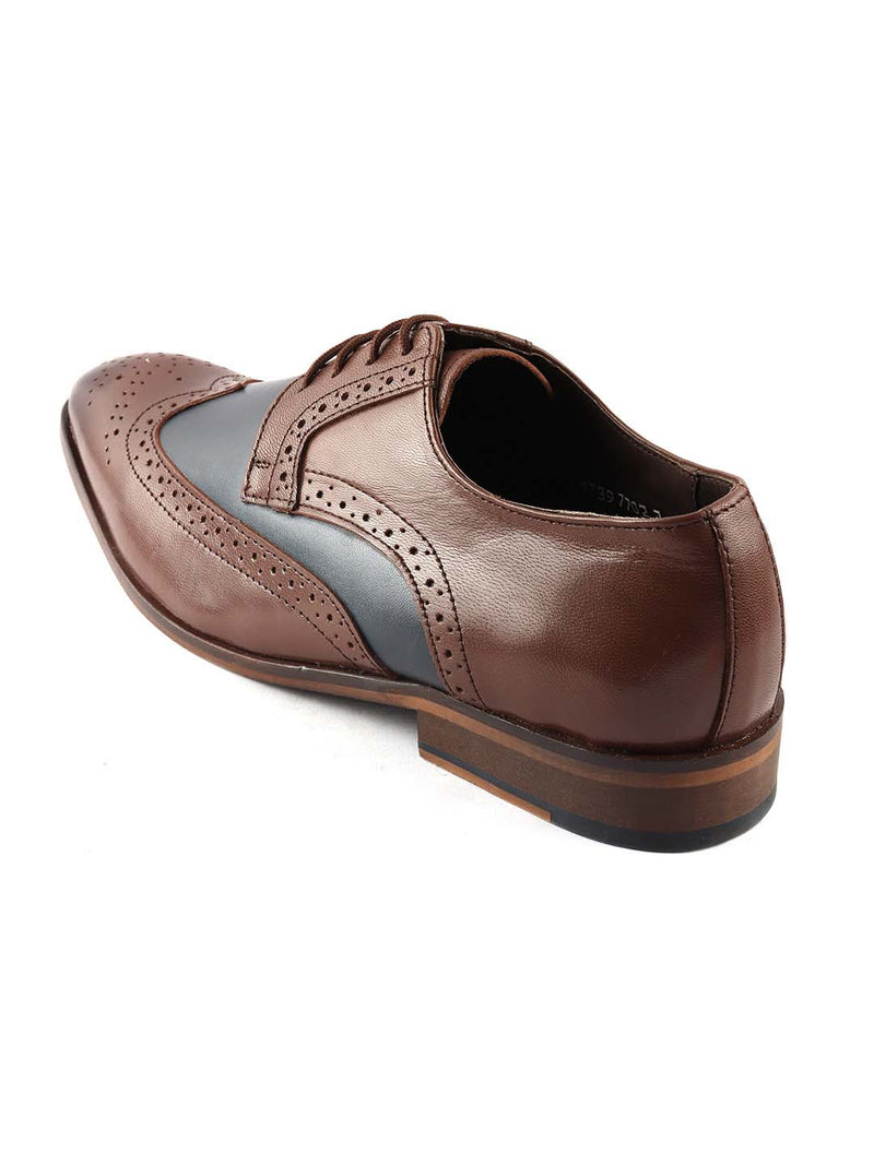 Brown Leather Brogue shoes
