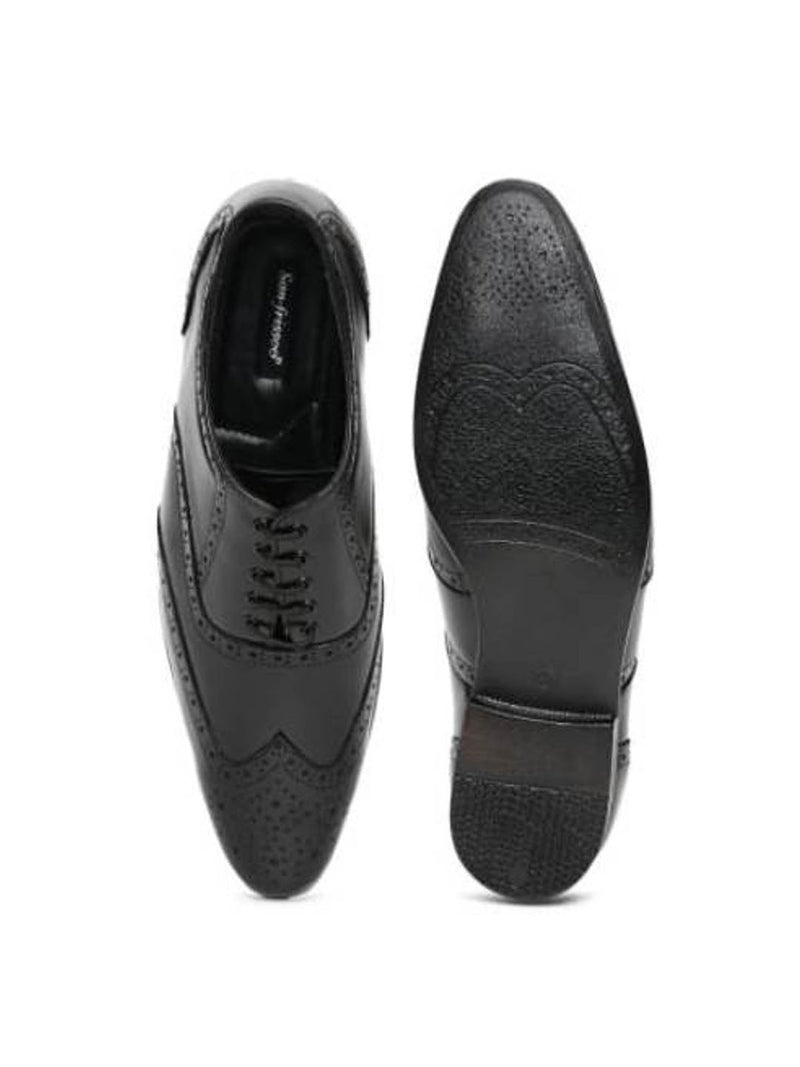 Black Formal Brogue Shoes