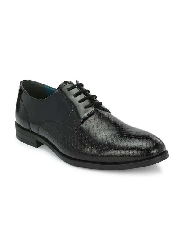 Balmoral Black Derby Shoes