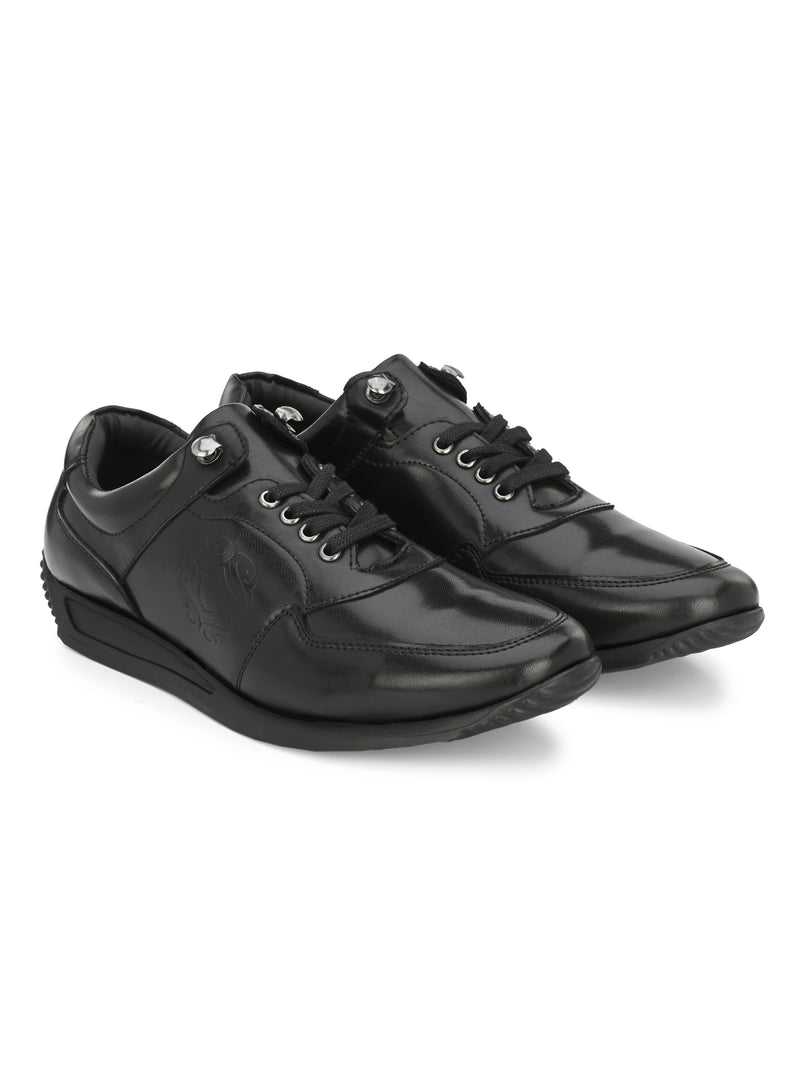 Clamor Black Lace-Ups