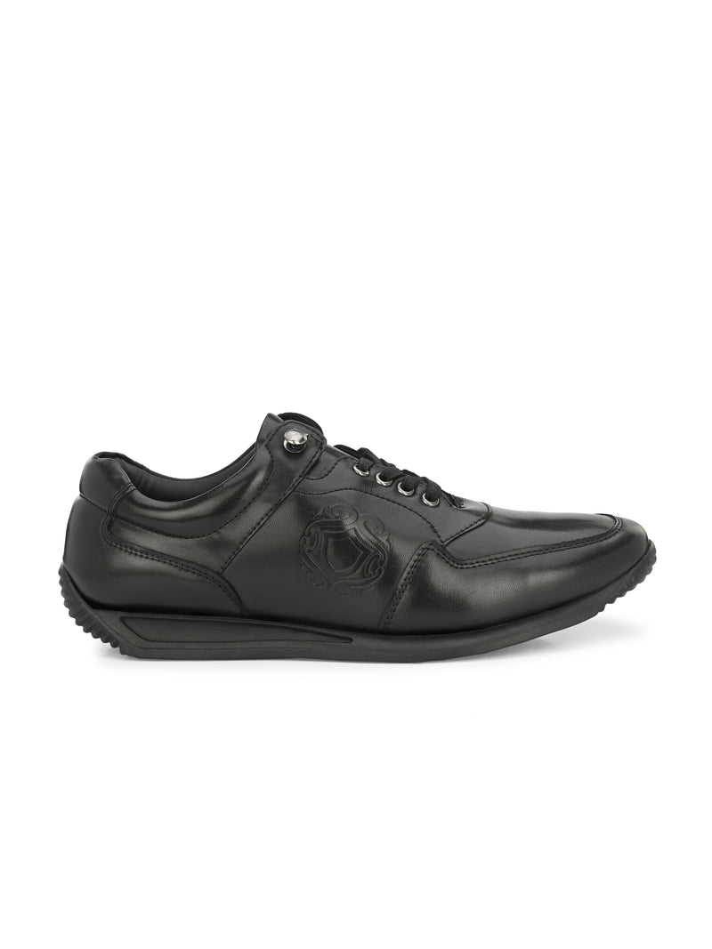 Clamor Black Lace-Ups