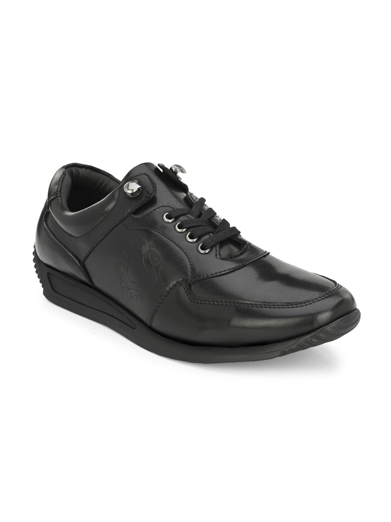 Clamor Black Lace-Ups