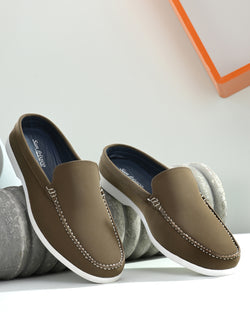 Nomad Olive Casual Mules