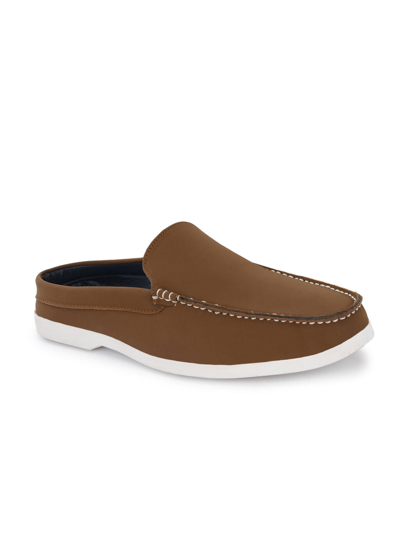 Nomad Tan Casual Mules
