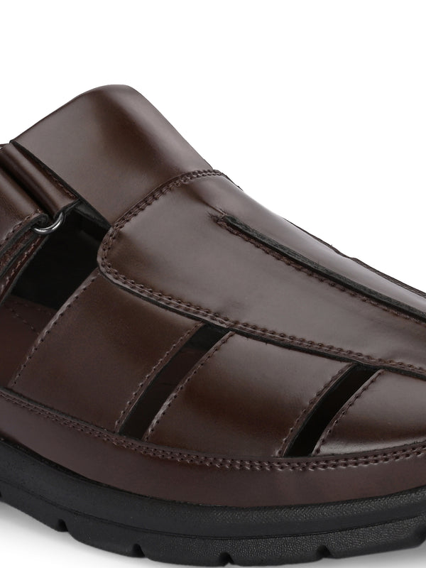 Essential Brown Multi-Strap Sandals