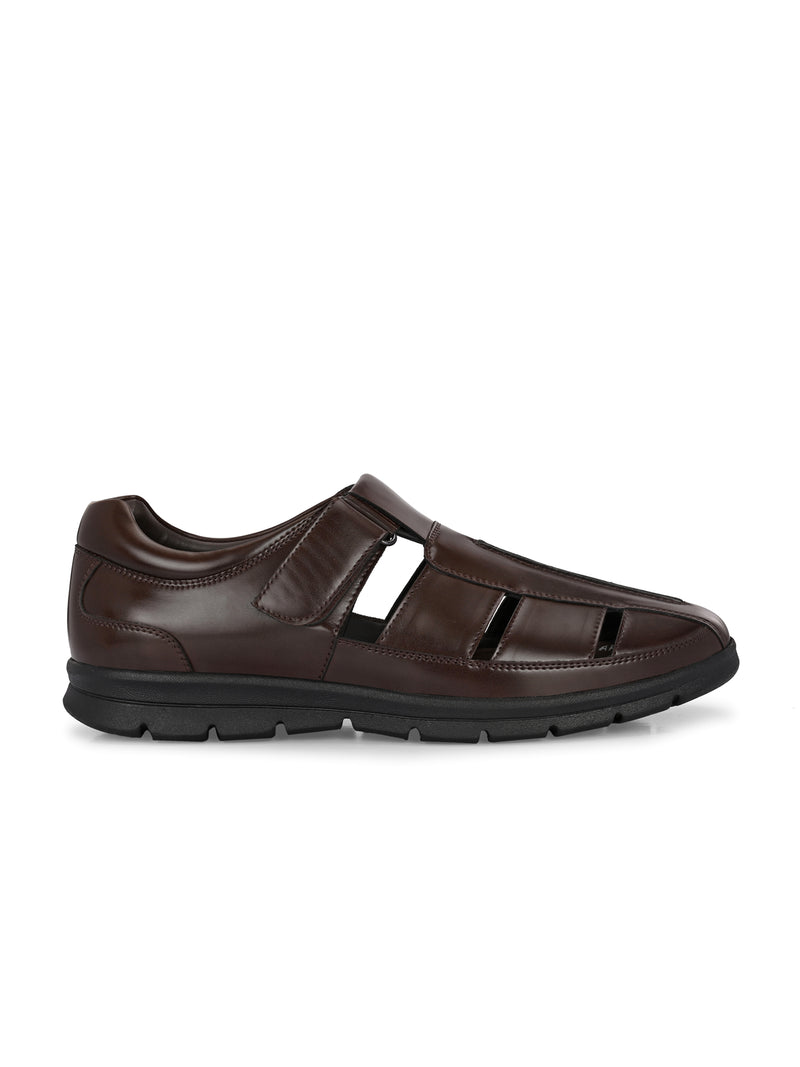 Essential Brown Multi-Strap Sandals