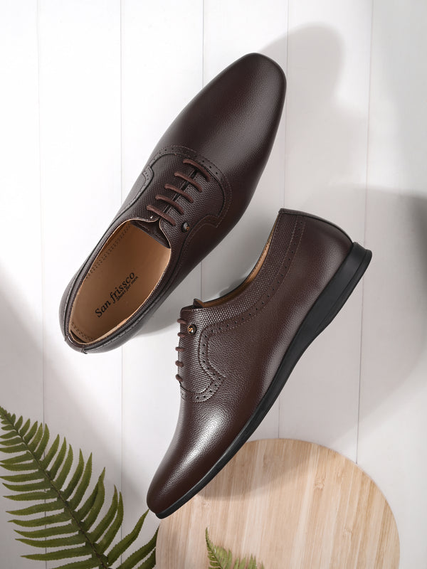 Inching Brown Oxford Shoes