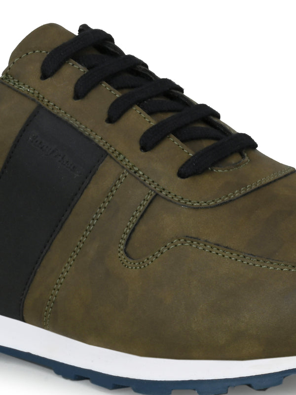 Apexx Olive Casual Sneakers