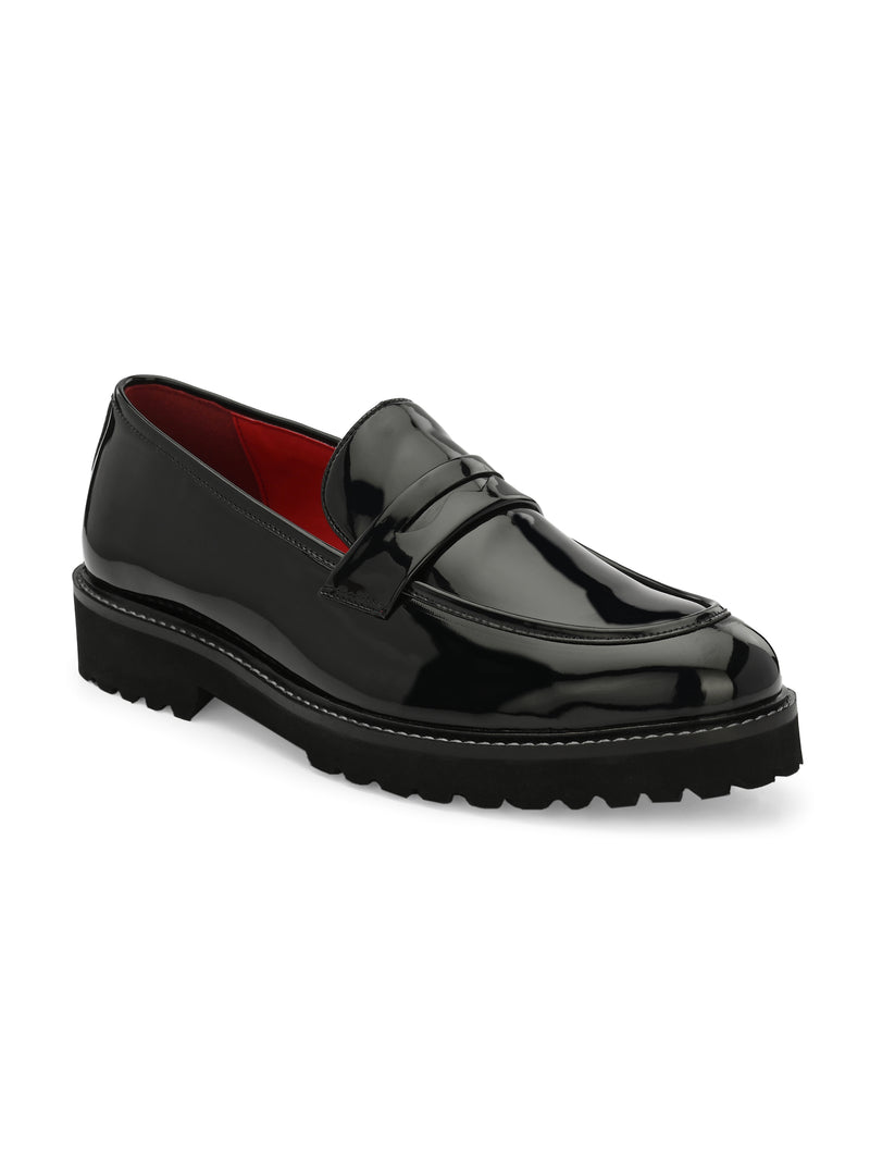 Seoul Black Chunky Loafers