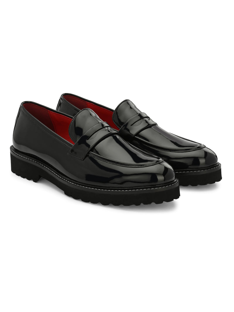 Seoul Black Chunky Loafers