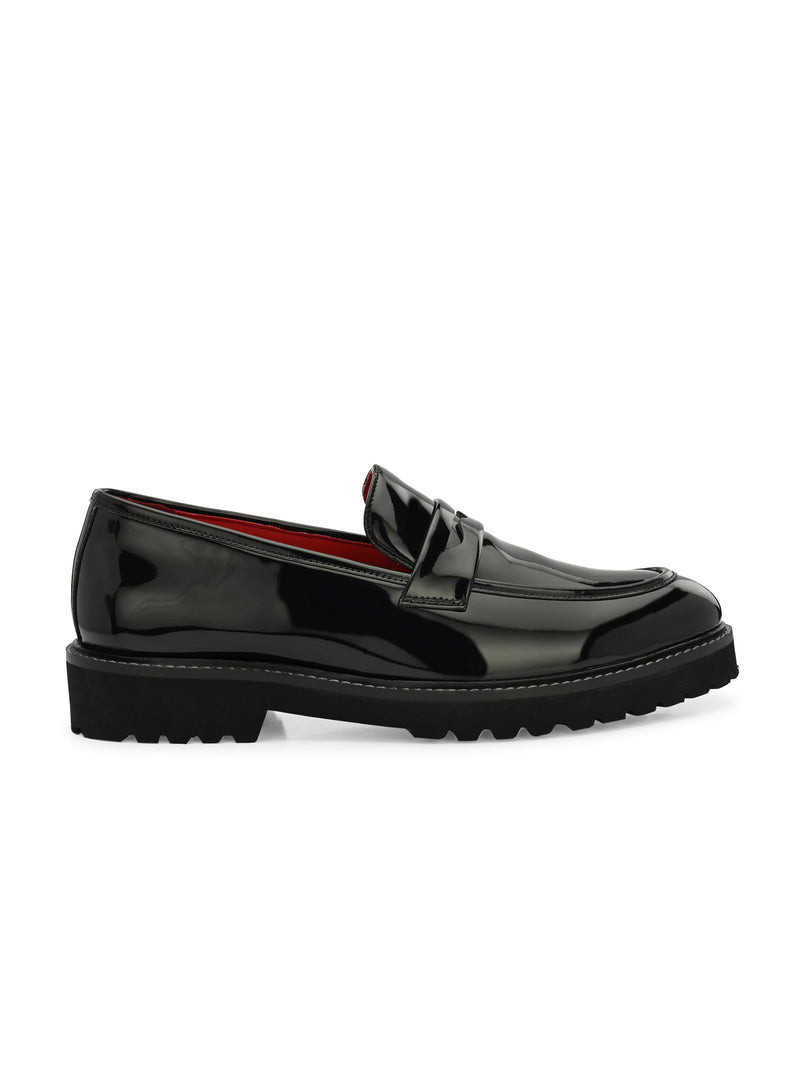 Seoul Black Chunky Loafers