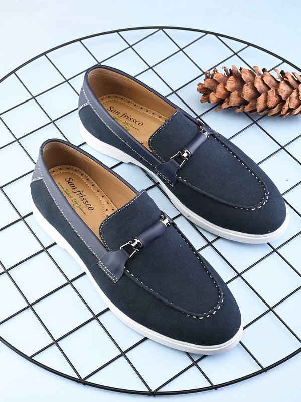 SAN FRISSCO Men Blue Casual Slip-On Shoes
