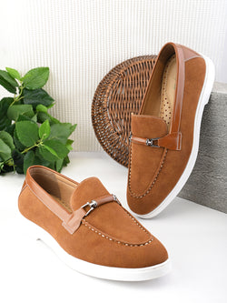 SAN FRISSCO Men Tan Casual Slip-On Shoes