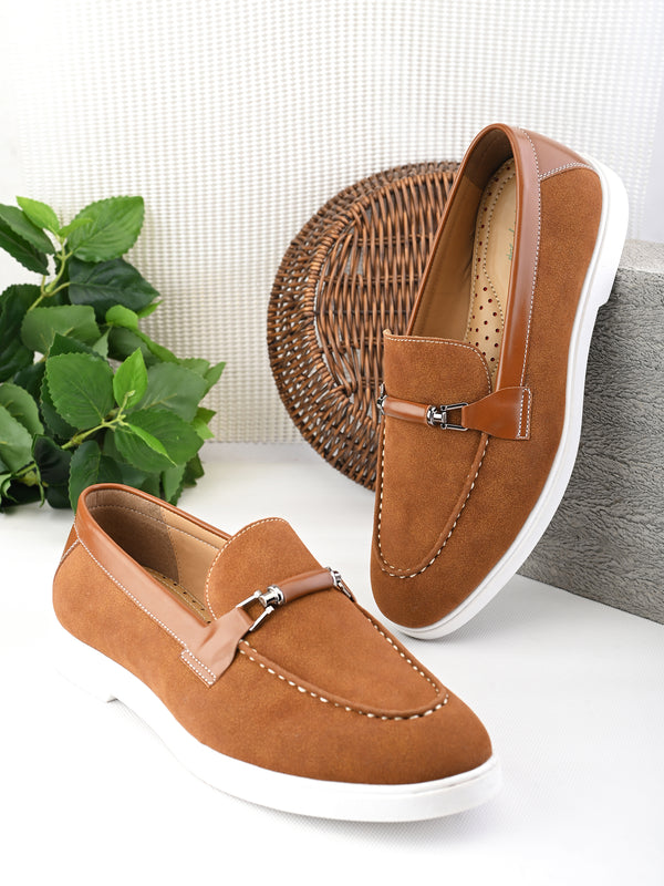 SAN FRISSCO Men Tan Casual Slip-On Shoes