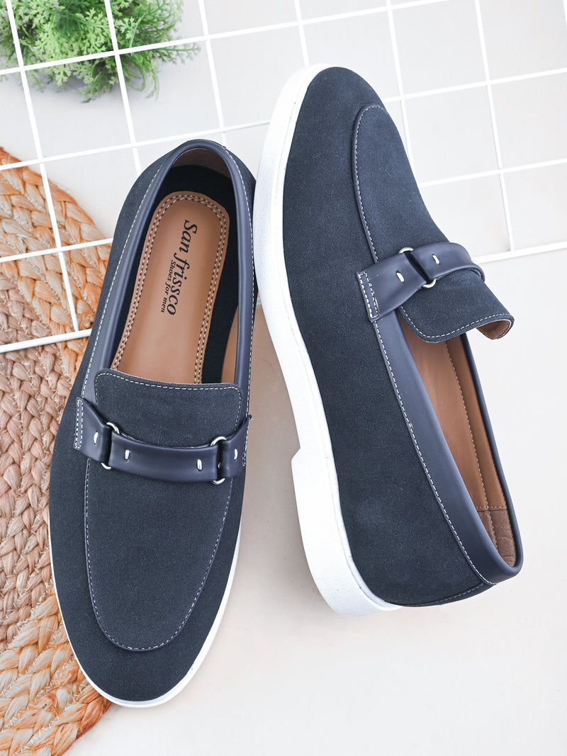 SAN FRISSCO Men Blue Casual Slip-On Shoes