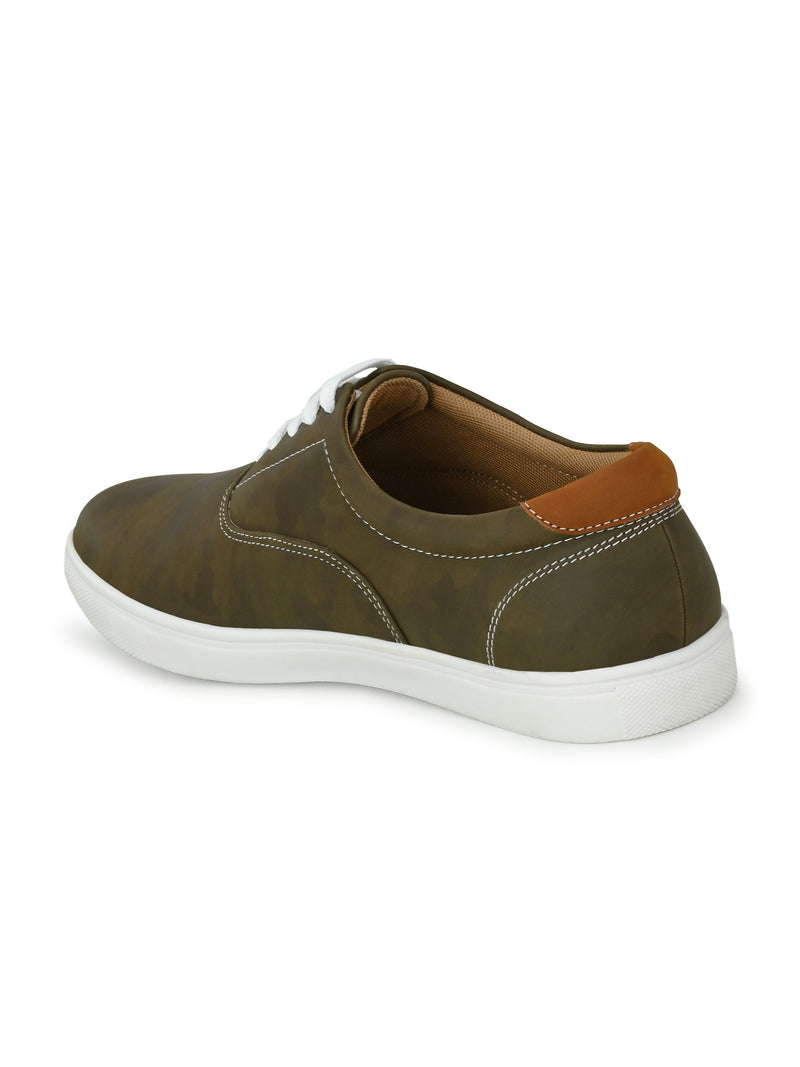 Powercourt Olive Casual Sneakers