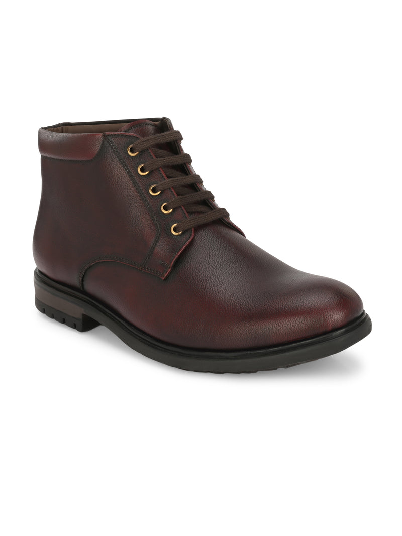 Tempt Cherry Lace-Up Boots