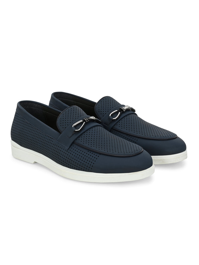 Sublime Blue Casual Slip-Ons