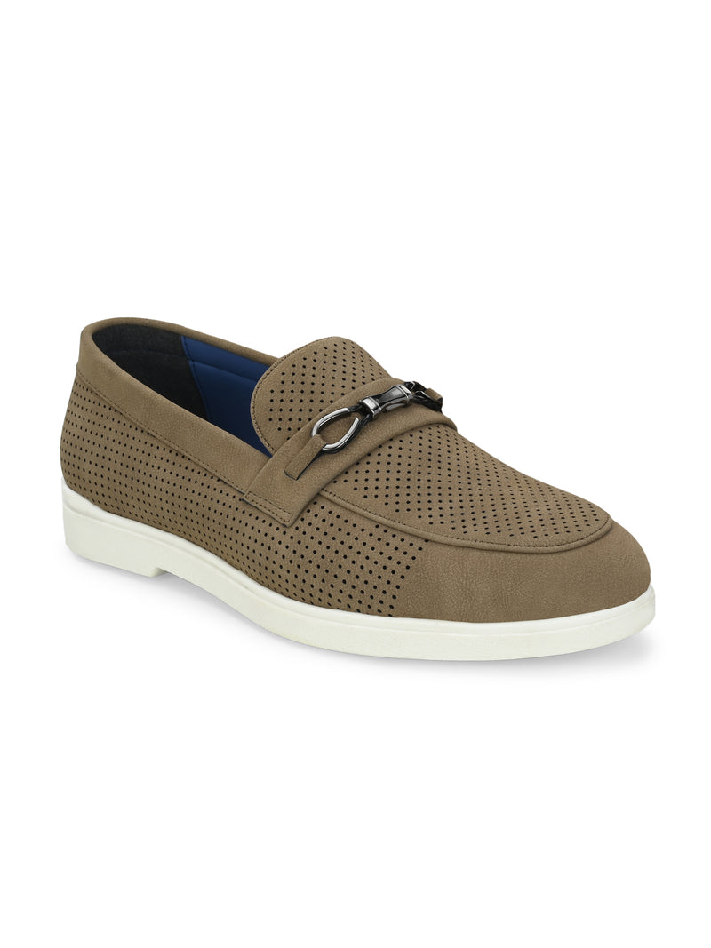 Sublime Olive Casual Slip-Ons