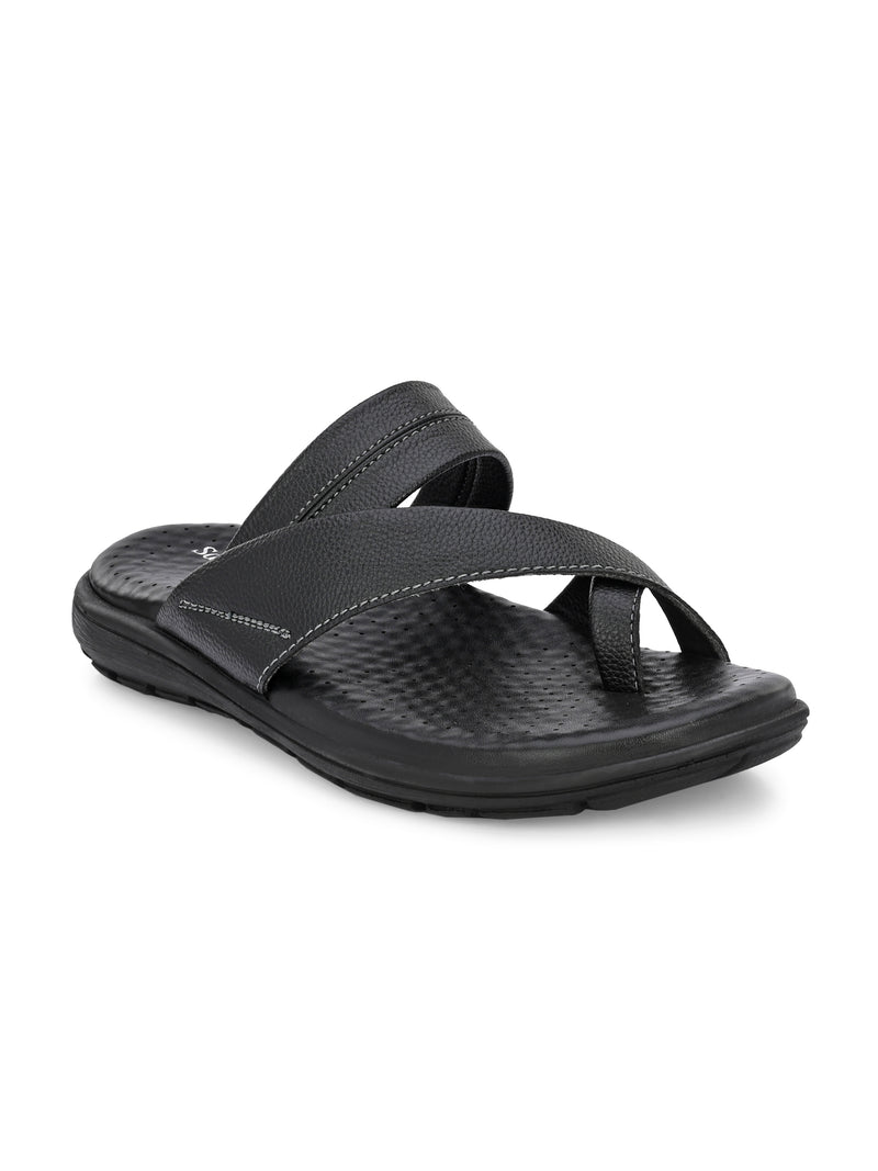 Select Black Comfort Slippers