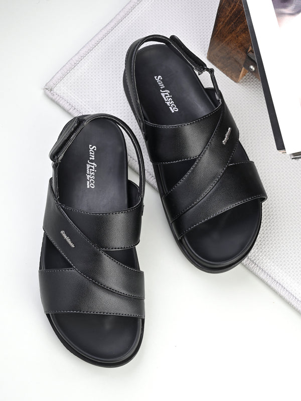 Ecco Black Multi-Strap Sandals