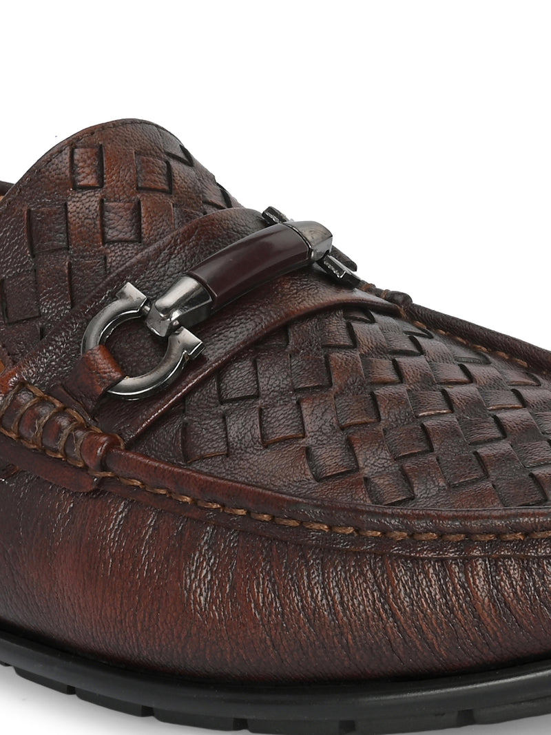 Magnus Cherry Driving Loafers