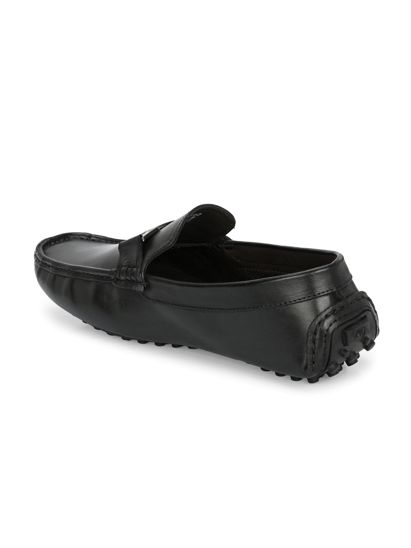 Diaz Black Driving Loafers