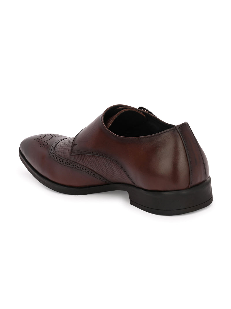 Mitchell Brown Monk Shoes