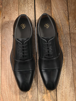 Revere Black Oxford Shoes