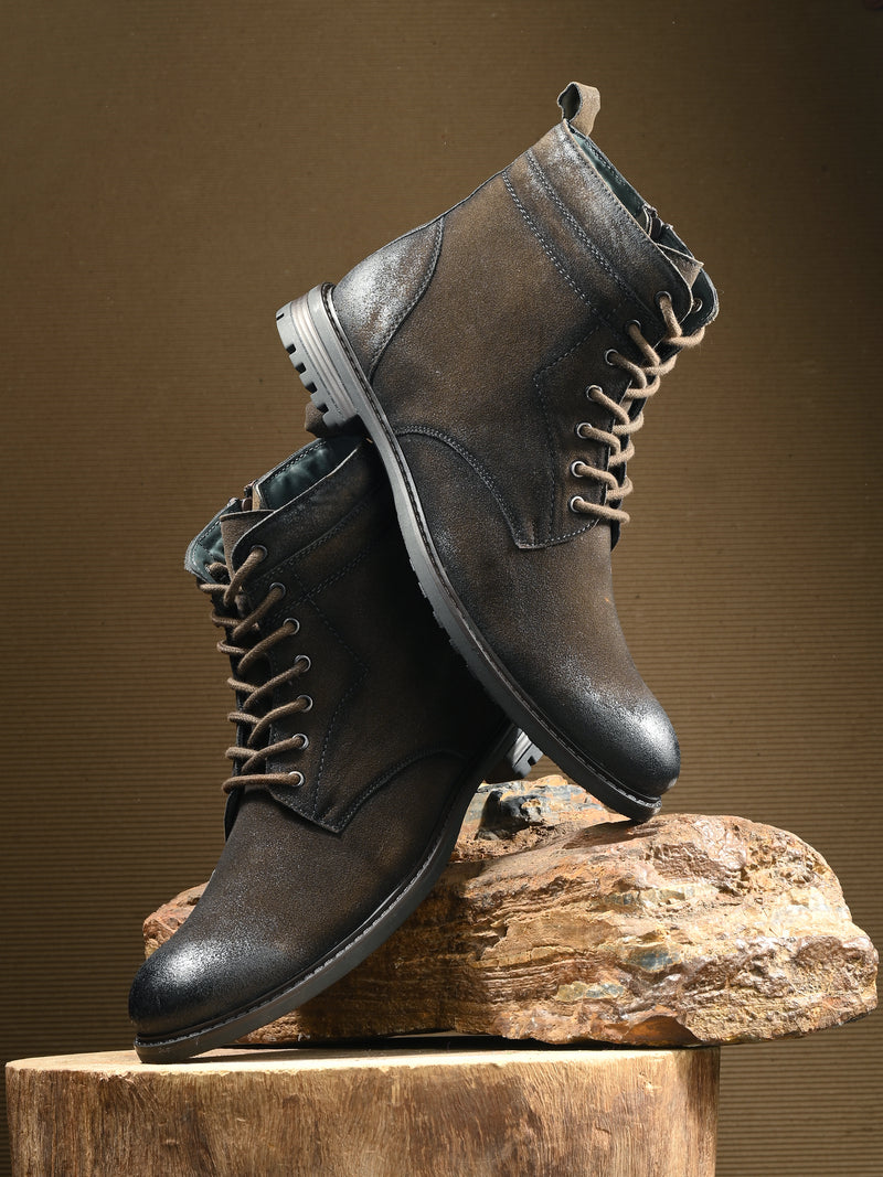 Staple Olive Lace-Up Boots