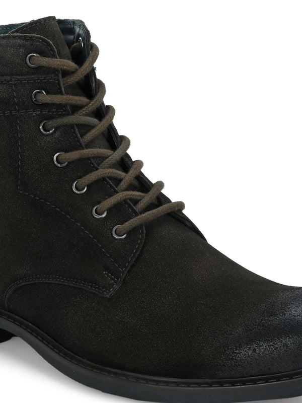 Staple Olive Lace-Up Boots