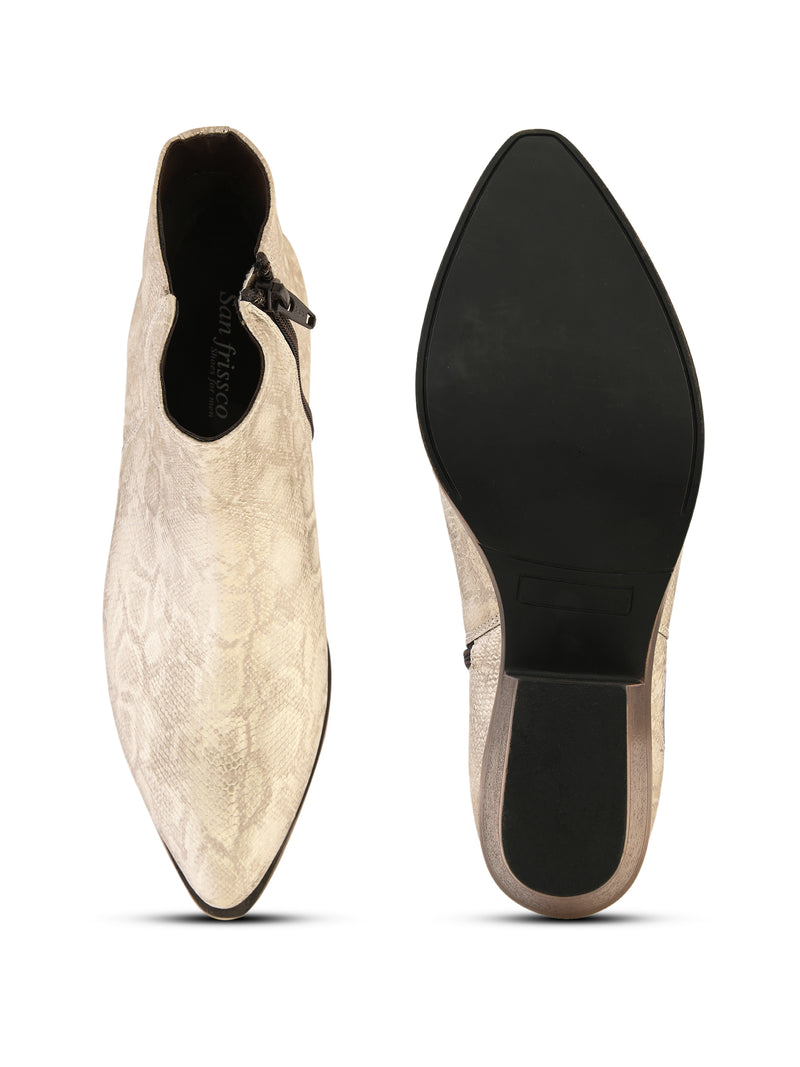 Cherise Woman Golden Cuban Boots
