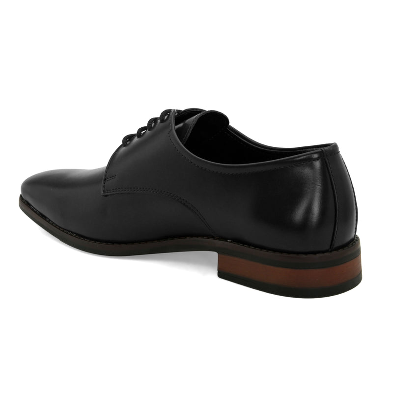 Topline Black Derby Shoes