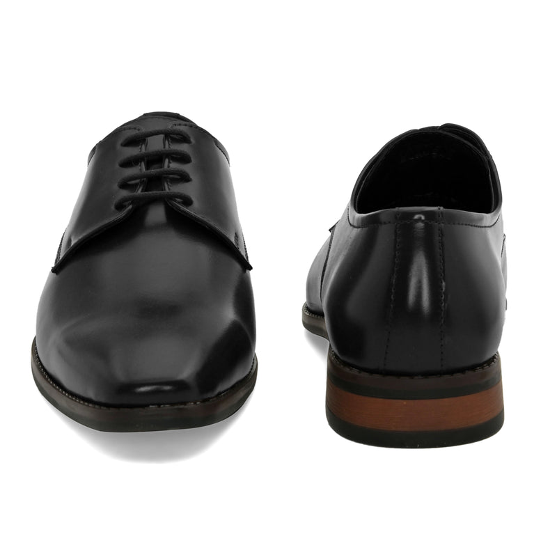 Topline Black Derby Shoes