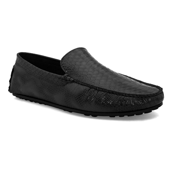Chord Black Driving Loafers