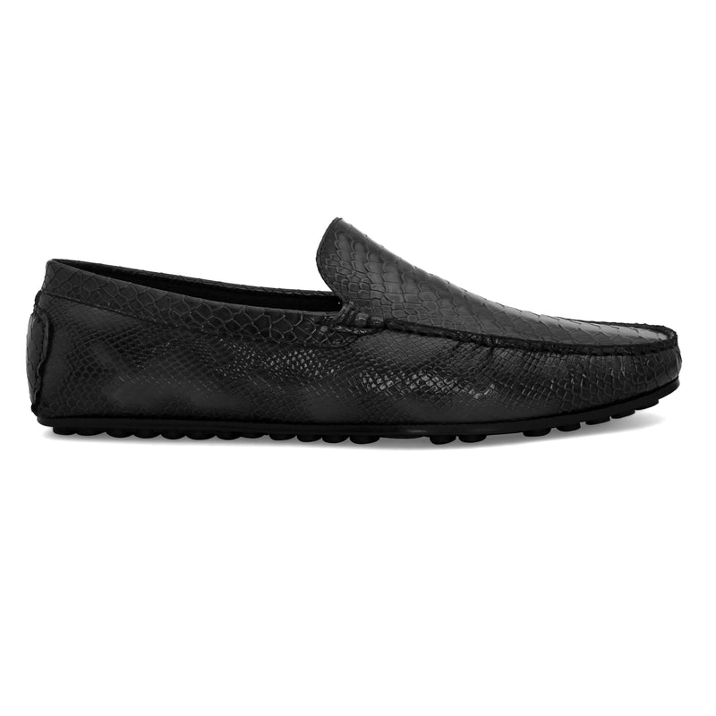 Chord Black Driving Loafers