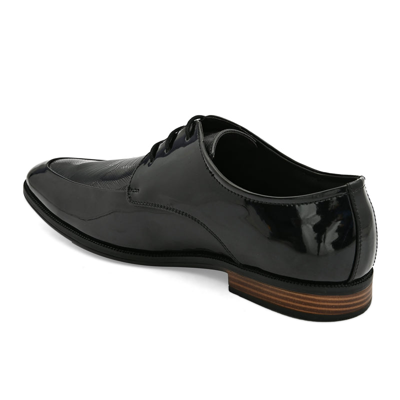 Lure Black Patent Derby Shoes