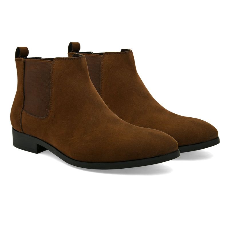 Fame Brown Chelsea Boots