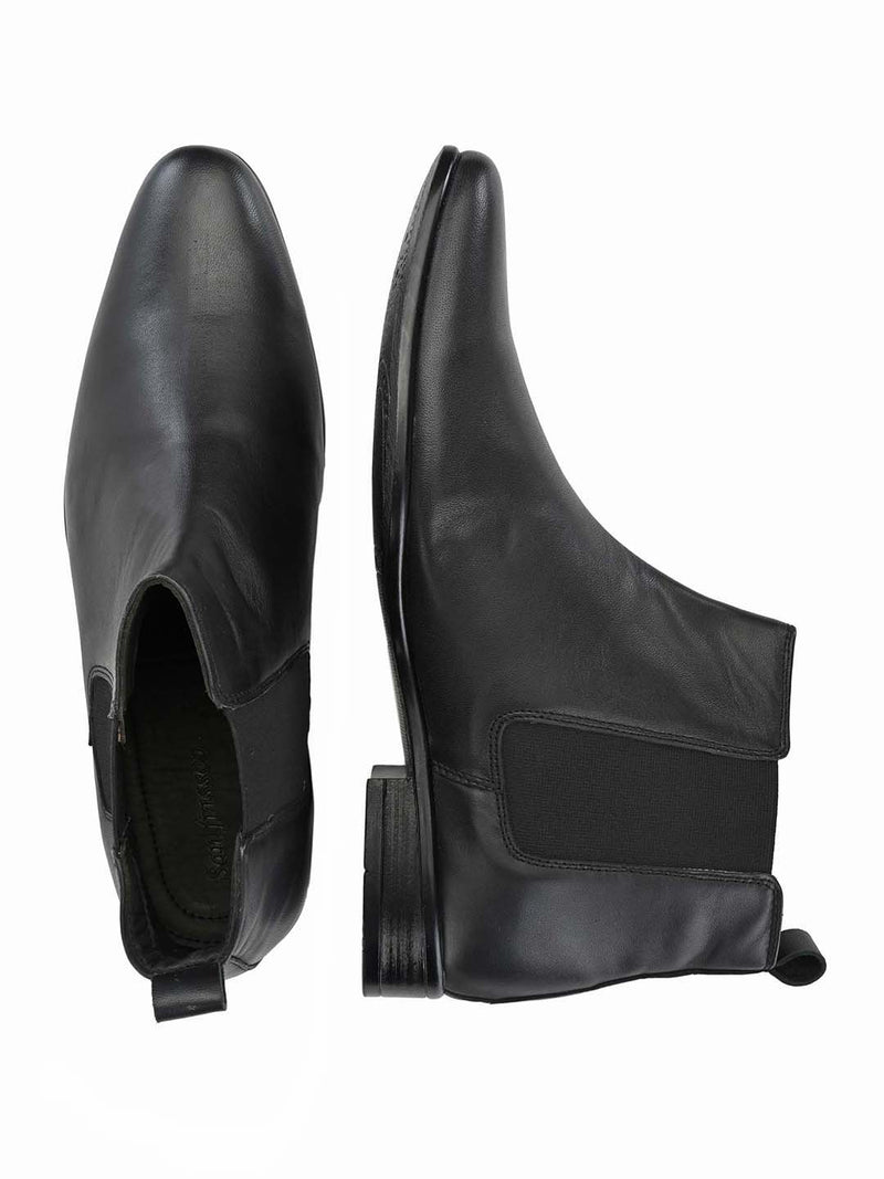 Black Formal Chelsea Boots