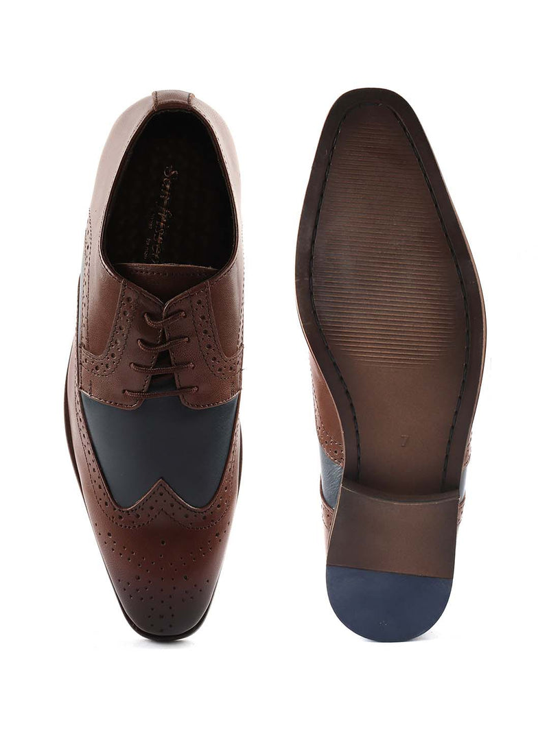 Brown Leather Brogue shoes