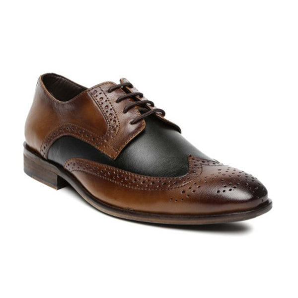 Tan Leather Brogue shoes