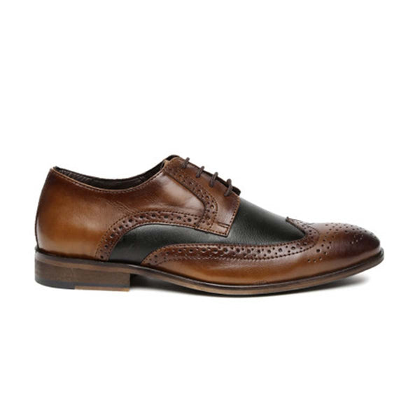 Tan Leather Brogue shoes