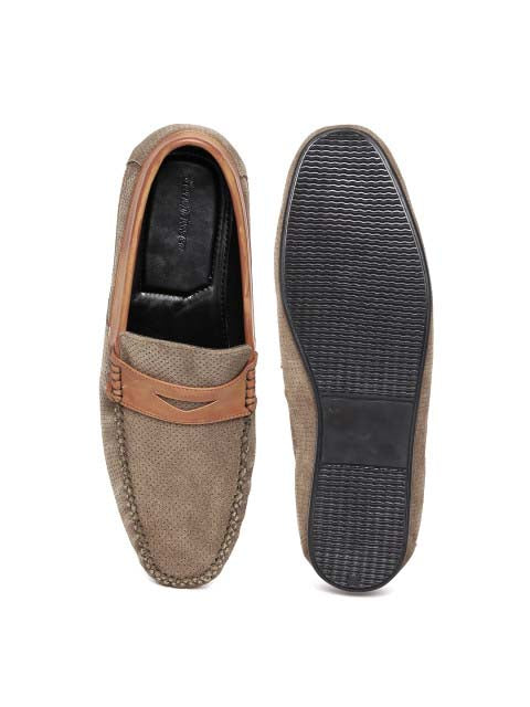 San Frissco Olive Casual Loafer Shoe For Man's