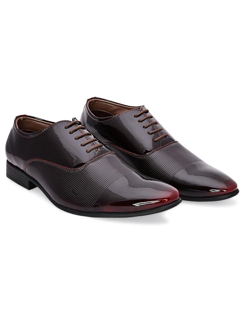 Hyde Cherry Patent Formal Shoes