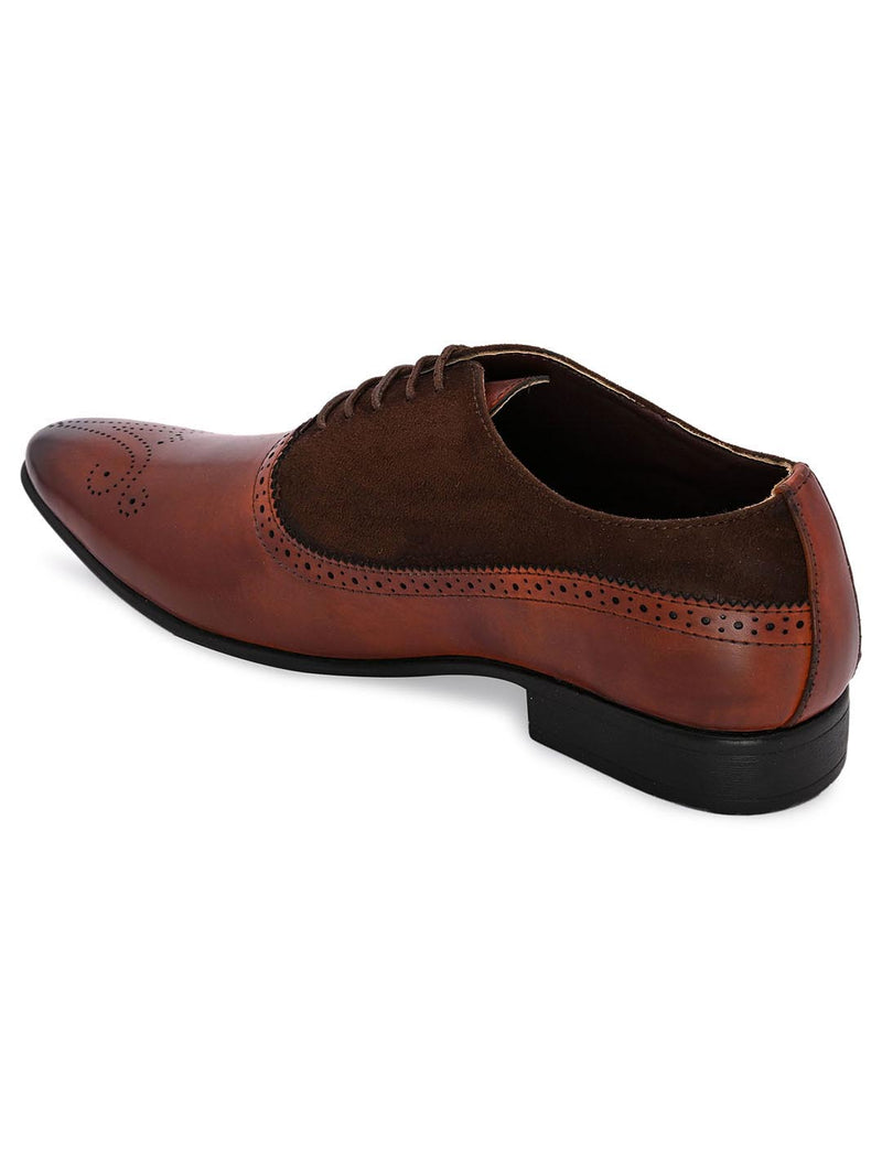 Stocks Brown Formal Oxford Shoes
