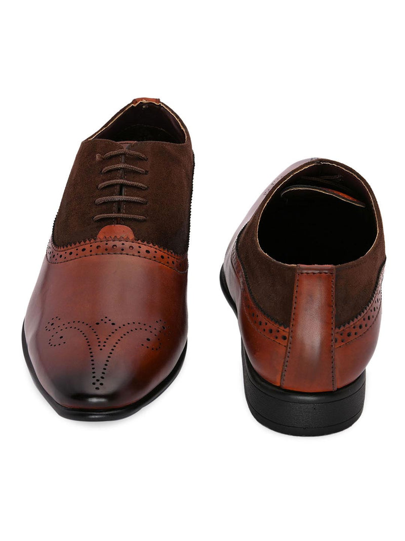 Stocks Brown Formal Oxford Shoes